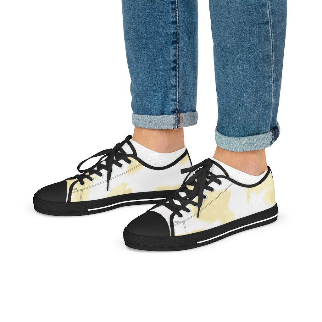 Cream Low Top Sneakers [Men's]