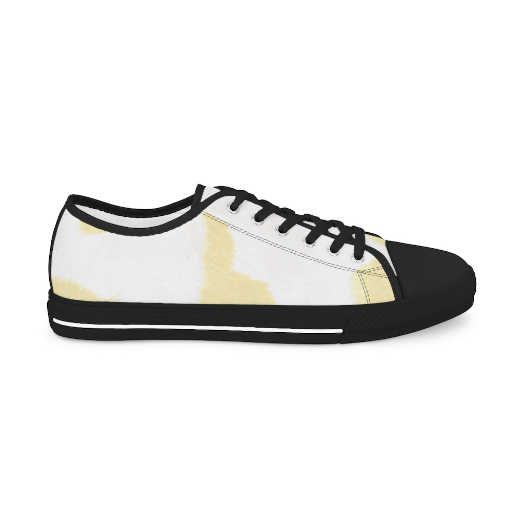 Cream Low Top Sneakers [Men's]