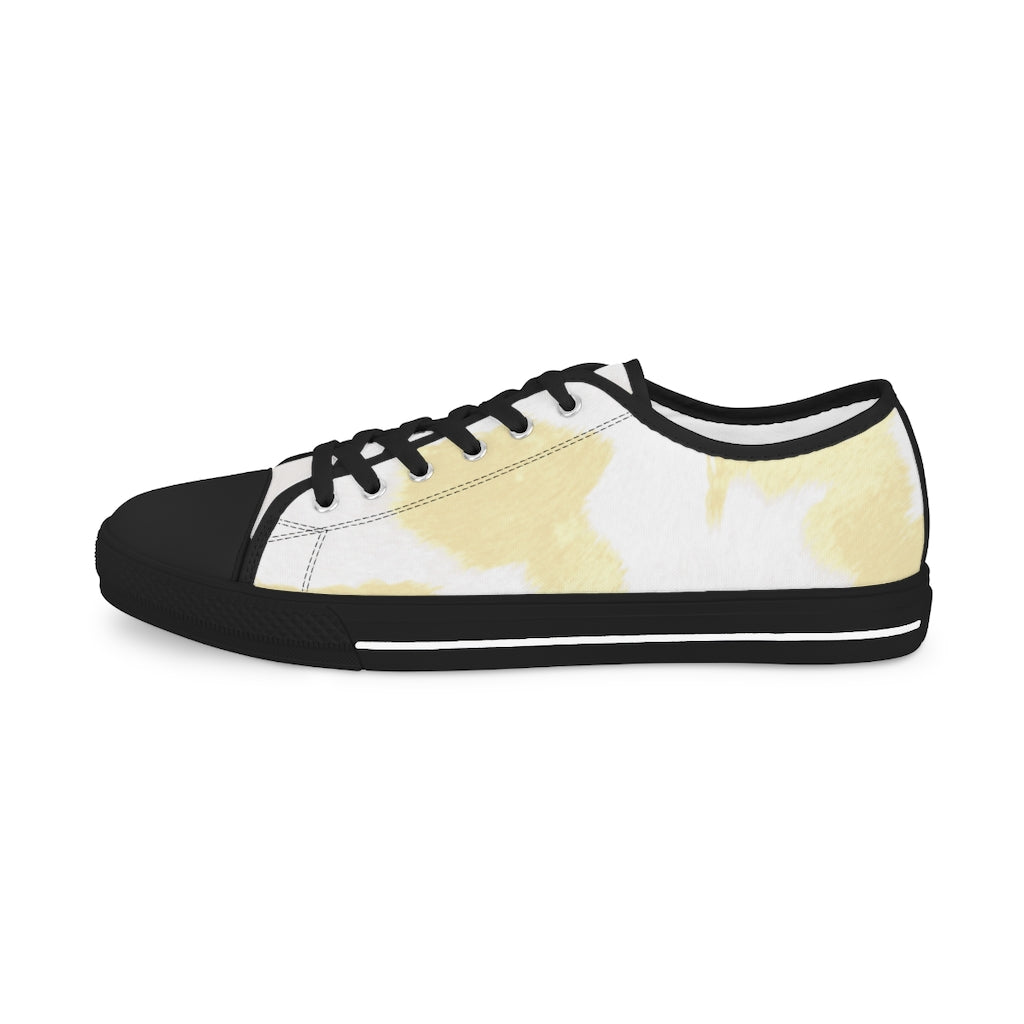 Cream Low Top Sneakers [Men's]