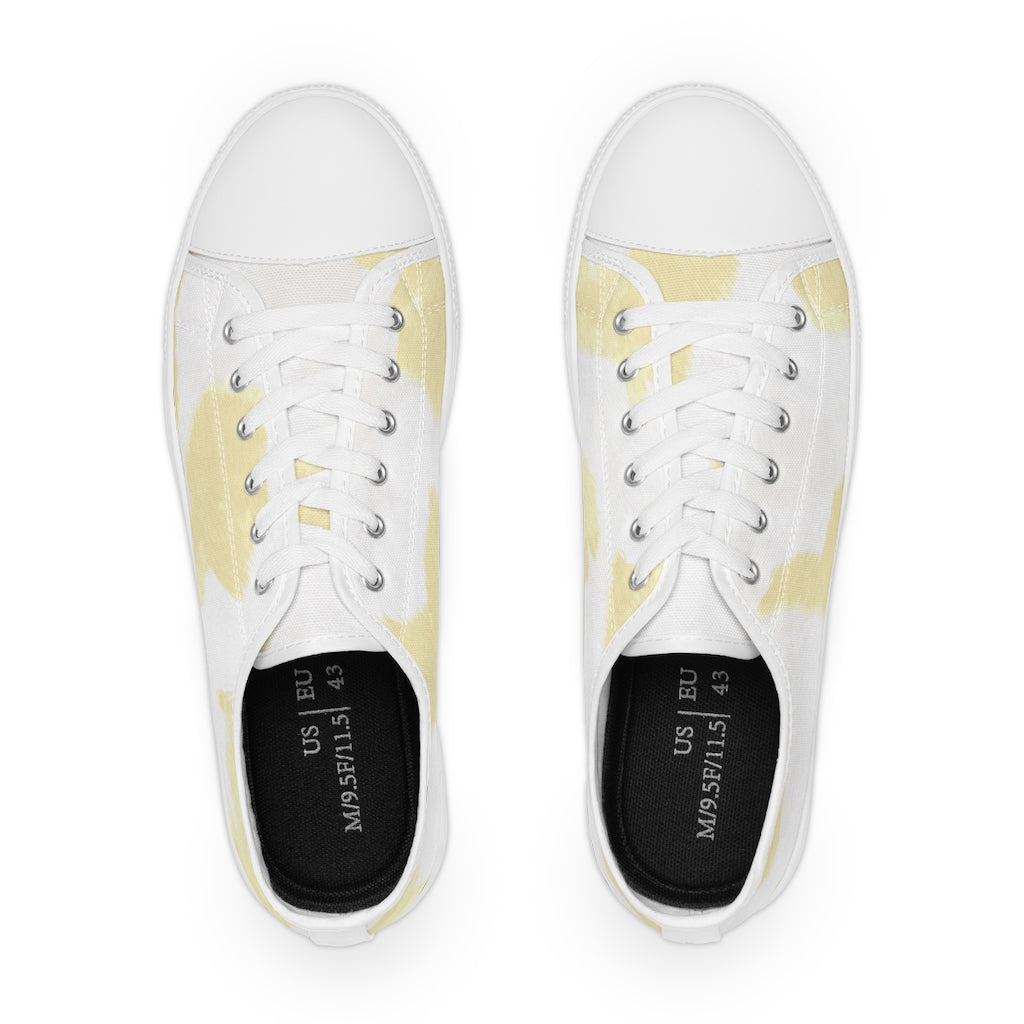 Cream Low Top Sneakers [Men's]