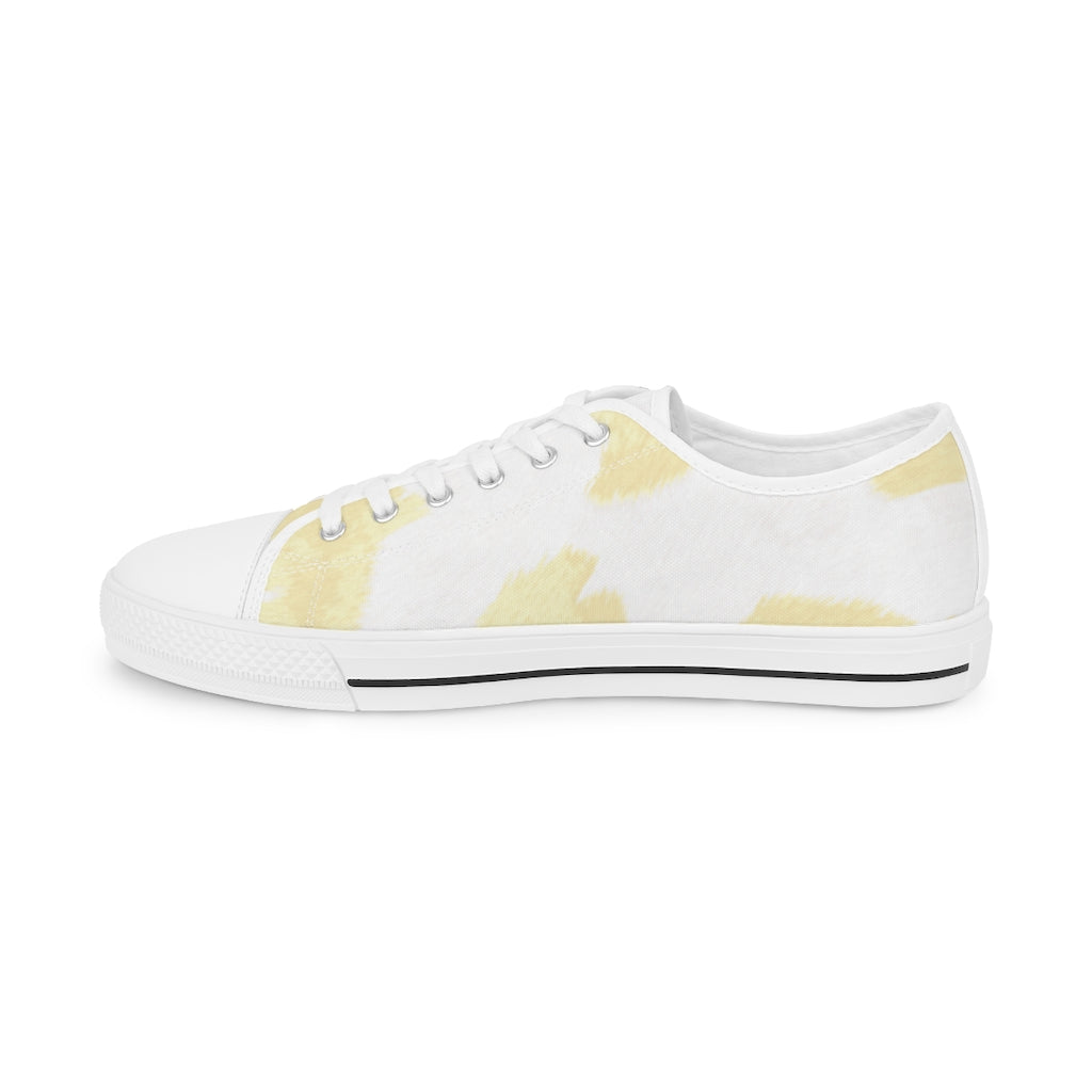 Cream Low Top Sneakers [Men's]
