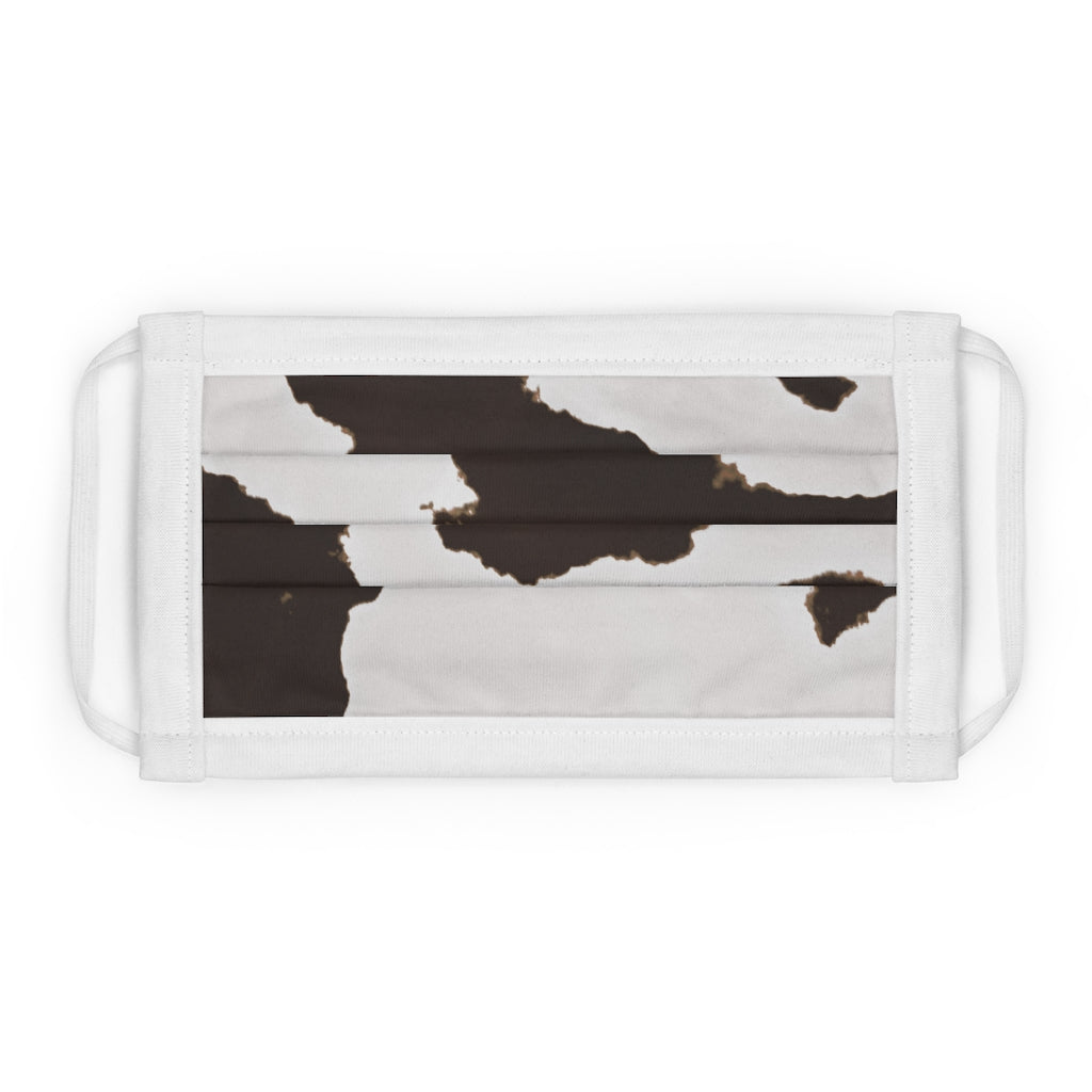 Cow Print Cotton Face Mask